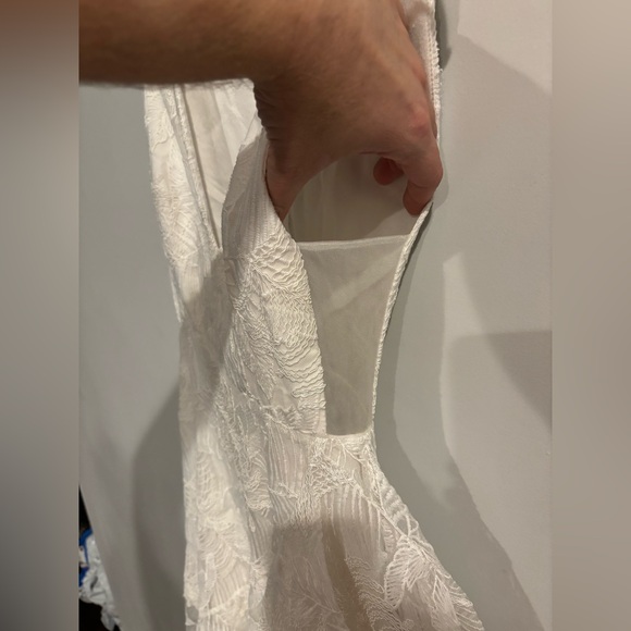 One33 Social White Embroidered High Low Dress - Picture 7 of 12